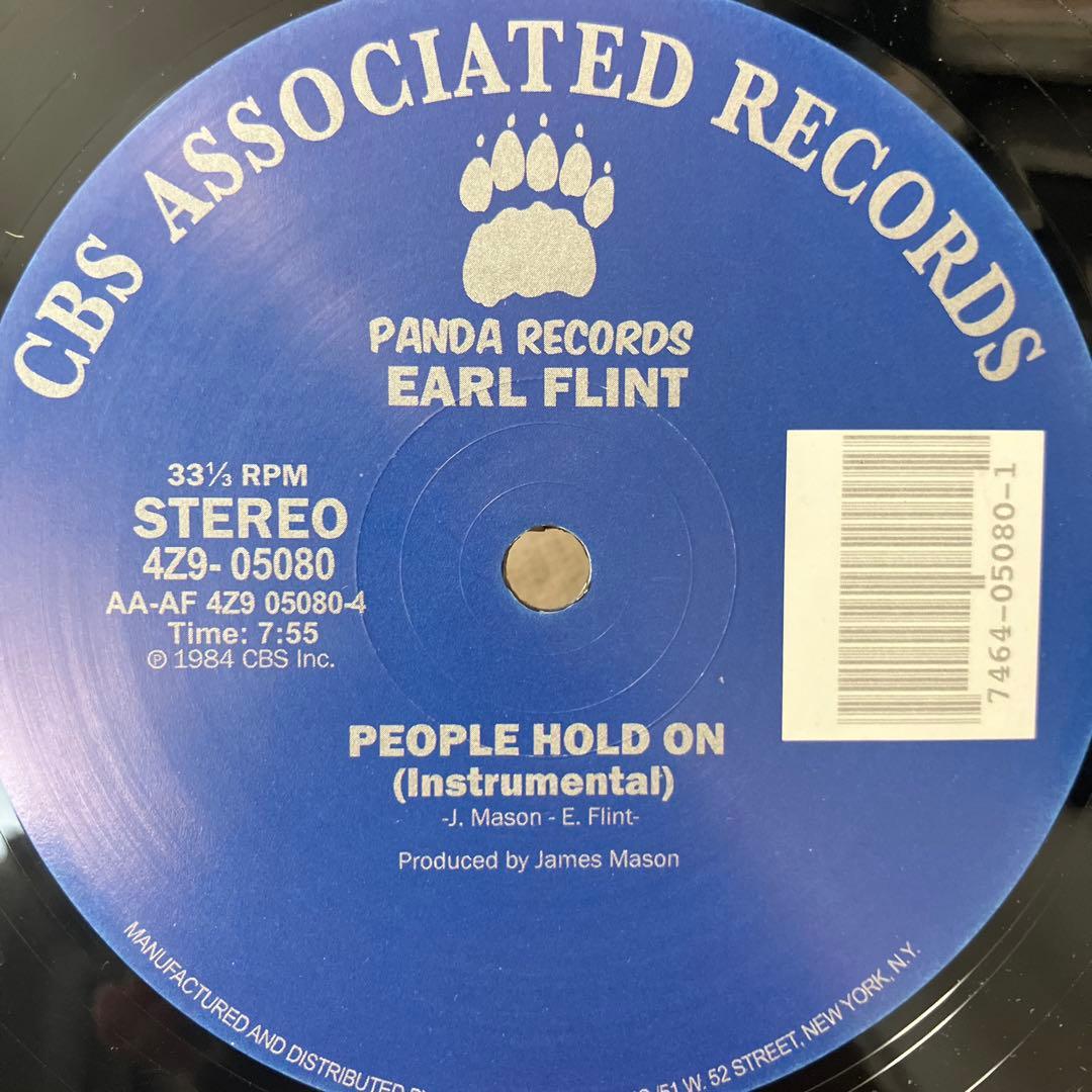 Earl Flint - People Hold On 12" Vinyl Record James Mason Production Electro Funk