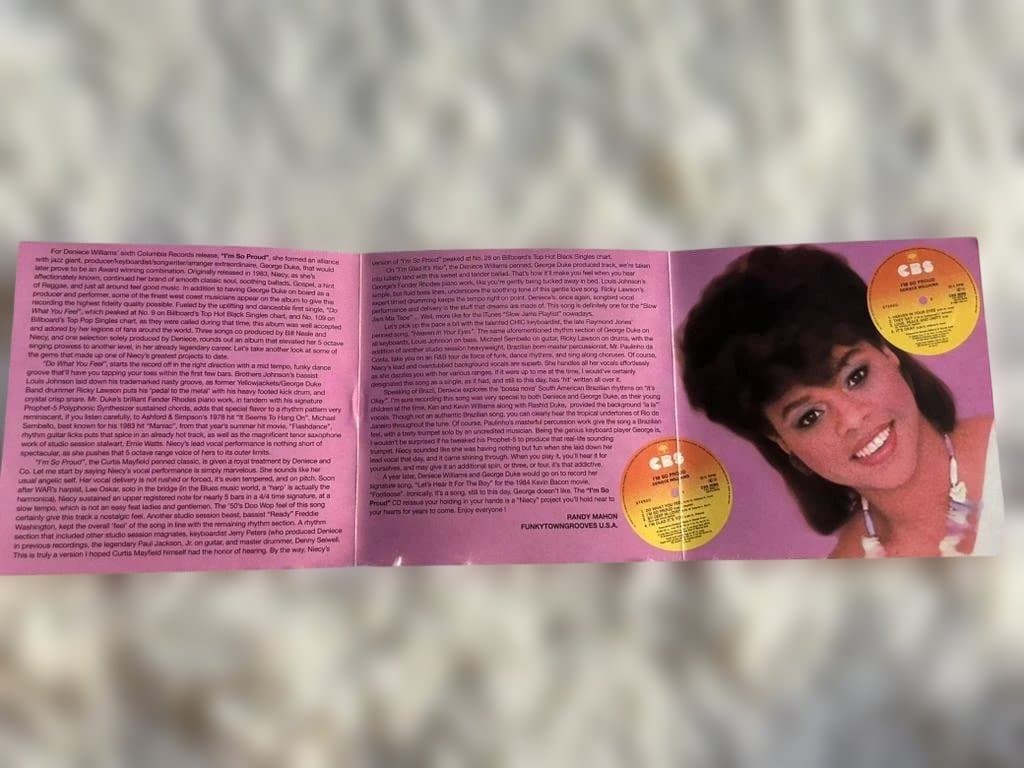 Deniece Williams I'm So Proud CD Funkytowngrooves Expanded Edition R&B Soul