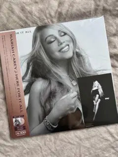 Mariah Carey Here For It All Japan Limited Pink Vinyl LP Record w/ Postcard