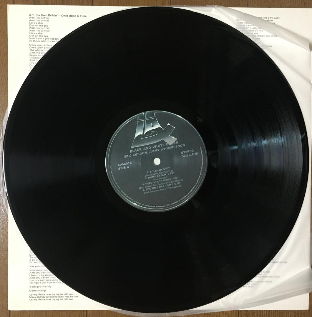 Eric Burdon & Jimmy Witherspoon - Black & White Blues Japan Vinyl LP AW-2013