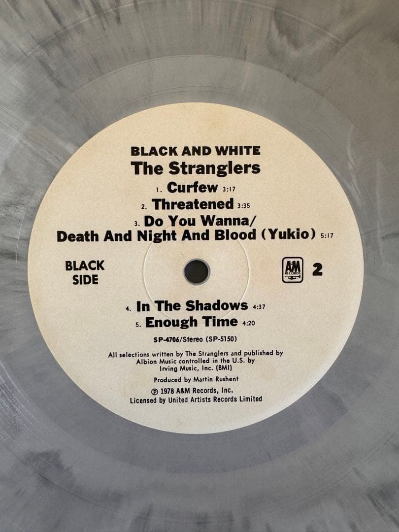 The Stranglers - Black And White - Vinyl LP - Limited Color Pressing