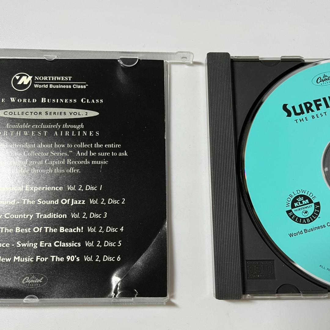 Various Artists Surfin' USA The Best of the Beach CD Northwest Airlines Promo