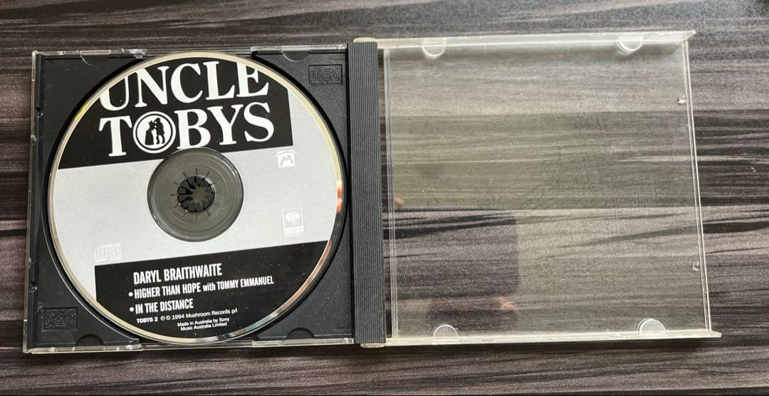 Daryl Braithwaite Promo CD 1994 Uncle Tobys with Tommy Emmanuel Rare Australian