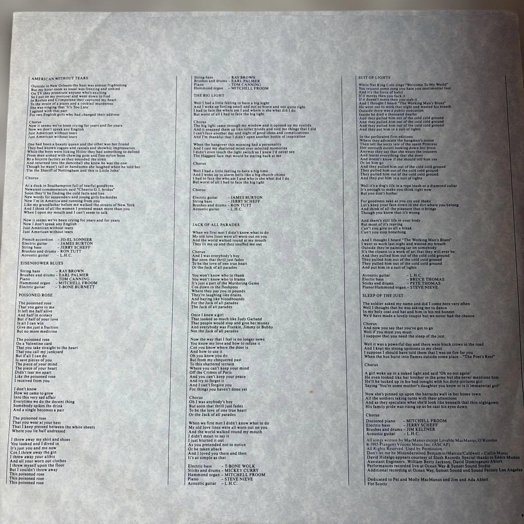 Elvis Costello - King Of America Vinyl LP 1986 US Pressing Near Mint