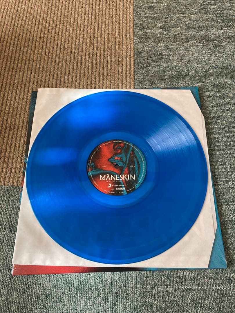 Måneskin - Il Ballo Della Vita Vinyl LP Blue Color Vinyl Record