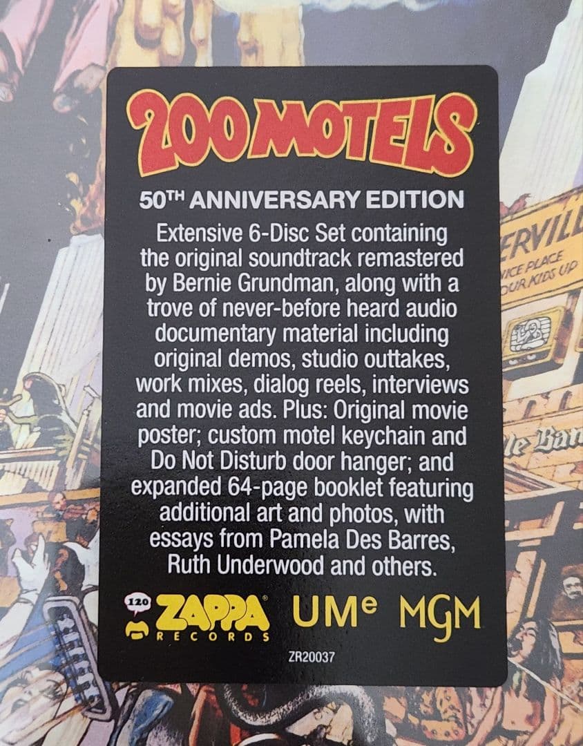 Frank Zappa 200 Motels 6CD Limited Unopened Shrink Signed Music Import | Japansoundstore