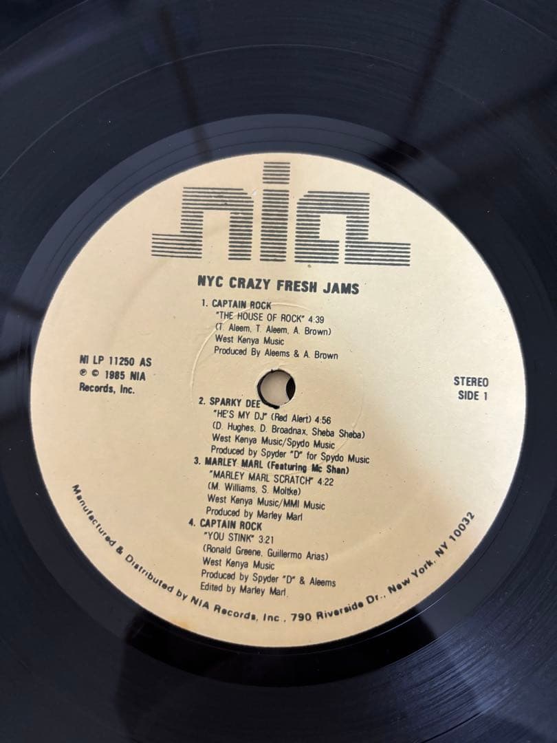 Various Artists - NYC Crazy Def Jams LP 1986 Old School Hip Hop Vinyl Compilatio