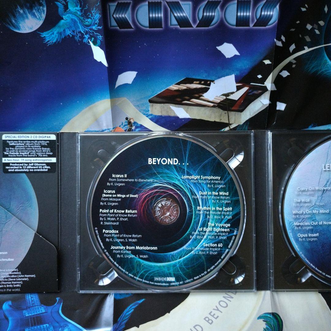 Kansas - Leftoverture Live & Beyond 2CD Digipak, 2017 Release, Prog Rock