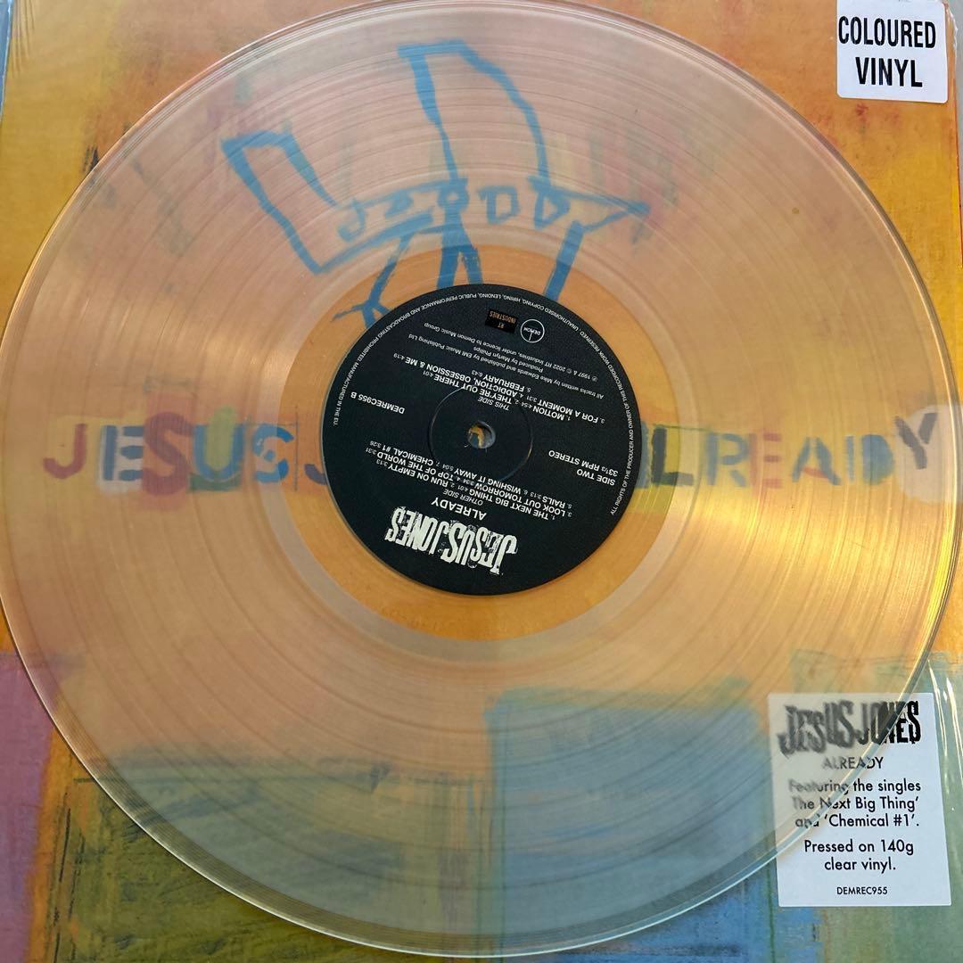 Jesus Jones - Already - 140g Clear Vinyl LP - Alternative Rock