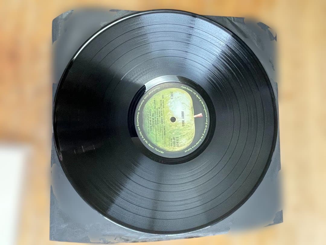 The Beatles Abbey Road Japan LP Vinyl Record Apple AP-8815 Obi Insert