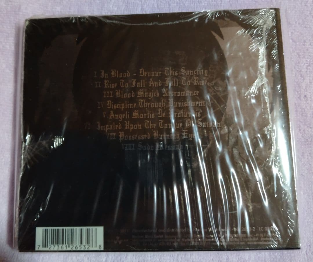 Belphegor Blood Magick Necromance Limited Edition Metallic Slipcase CD Import