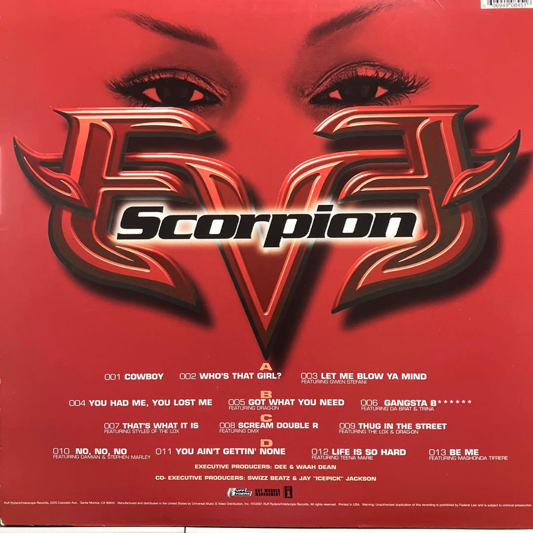 Eve - Scorpion 2LP Vinyl Record 2001 US Pressing Hip Hop Classic
