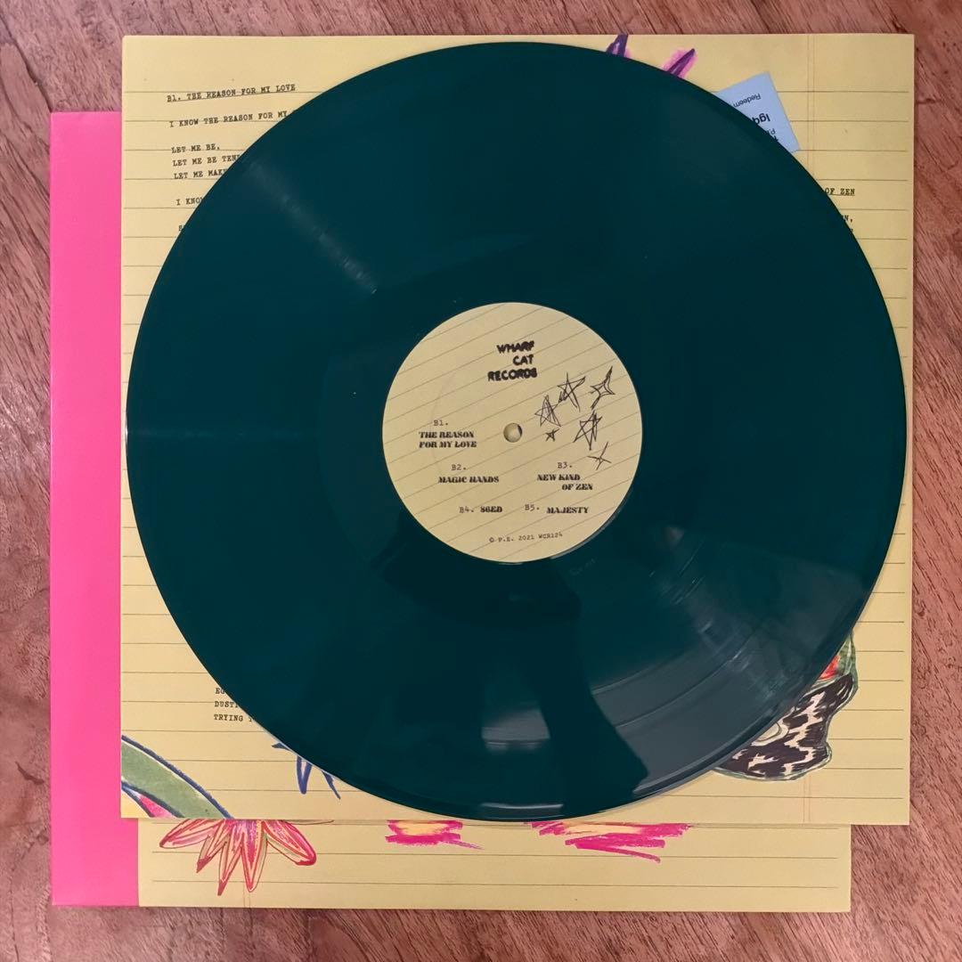 P.E. - The Leather Lemon LP Limited Green Vinyl Wharf Cat Records Avant Punk