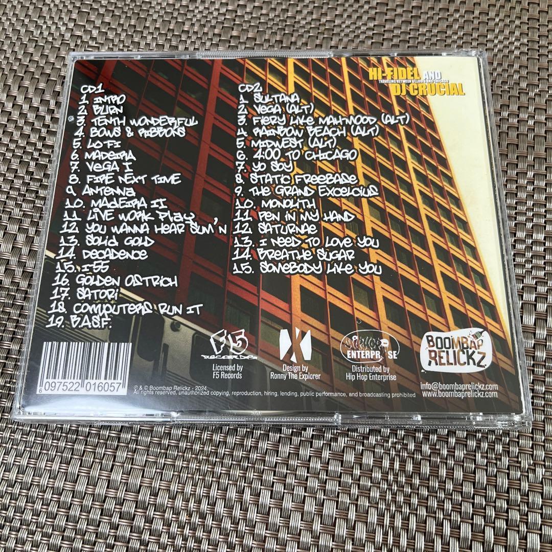 Hi-Fidel & DJ Crucial - Traveling Between St. Louis and Chicago 2CD Limited 2024