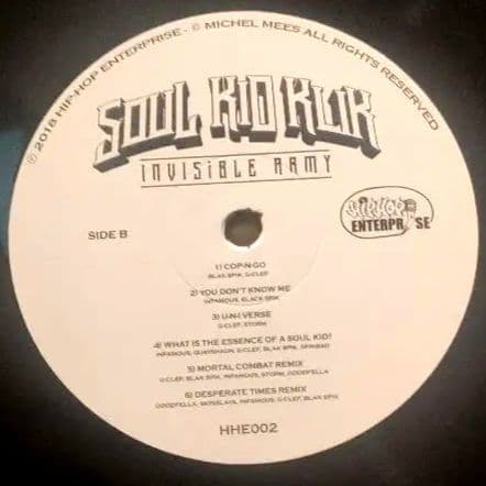Soul Kid Klik - Invisible Army Vinyl LP 2018 Hip-Hop Enterprise HHE002 Undergrou