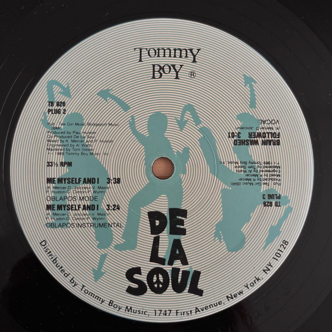 De La Soul - Me Myself And I - 12" Vinyl Single - Classic Hip Hop Tommy Boy