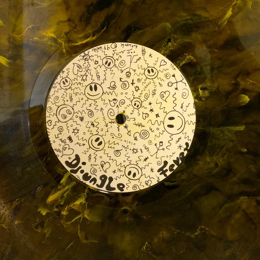 Walker - Don't Fuck With Cologne 12" Vinyl Black & Yellow Marble Techno Acid