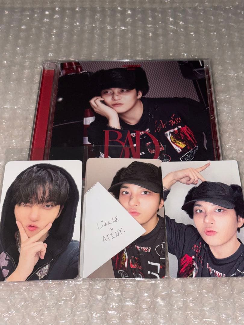 ATEEZ JAPAN 5TH SINGLE BAD JONGHO SOLO VERSION CD WITH PHOTOCARDS JAPAN PRESS