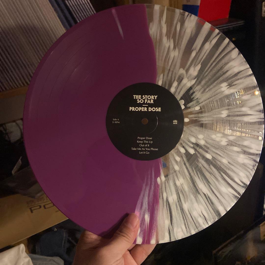 The Story So Far - Proper Dose LP Vinyl Record Purple & White Splatter