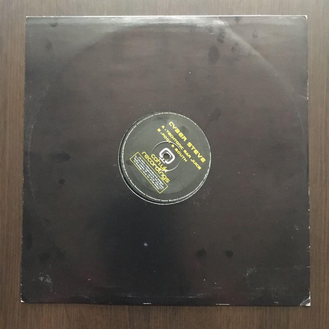 CYBER STEVE Techtonic Ear Juice / Foot & Mouth 12" Vinyl Electronic Techno UK