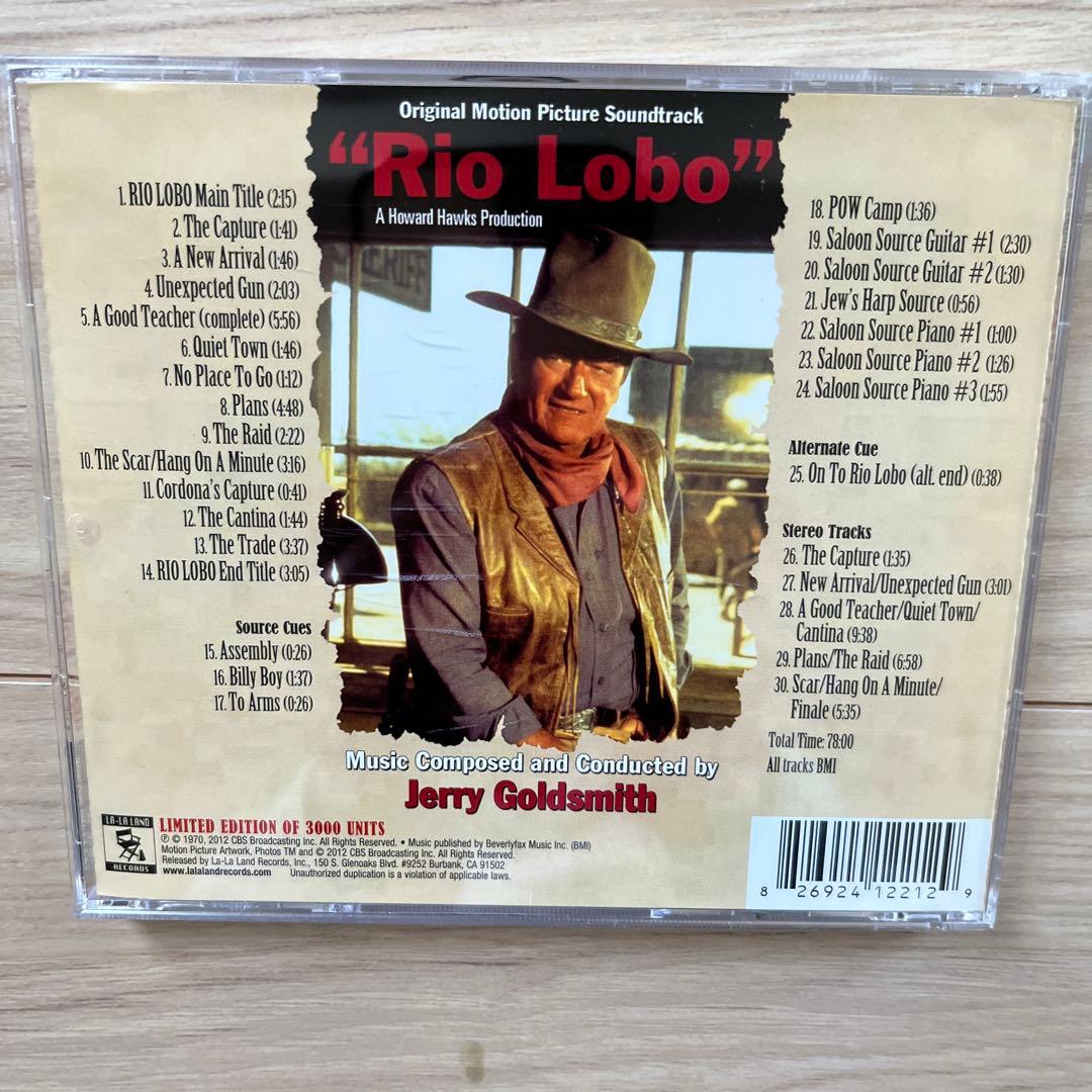 Jerry Goldsmith Rio Lobo Original Motion Picture Soundtrack CD Limited Edition