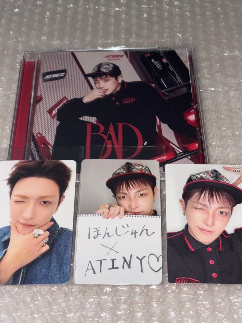 ATEEZ Japan 5th Single BAD CD Hongjoong Solo Edition with Photocards