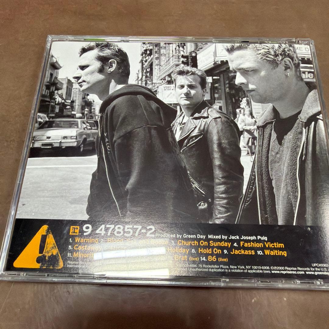 Green Day Warning Japan Press CD WPCR-10850 with OBI 2 Bonus Tracks