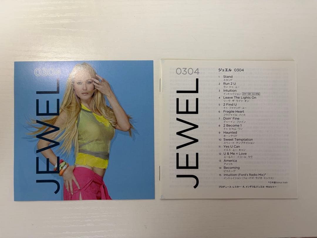 Jewel - 0304 Japan CD First Press with Bonus Message Card and Booklet