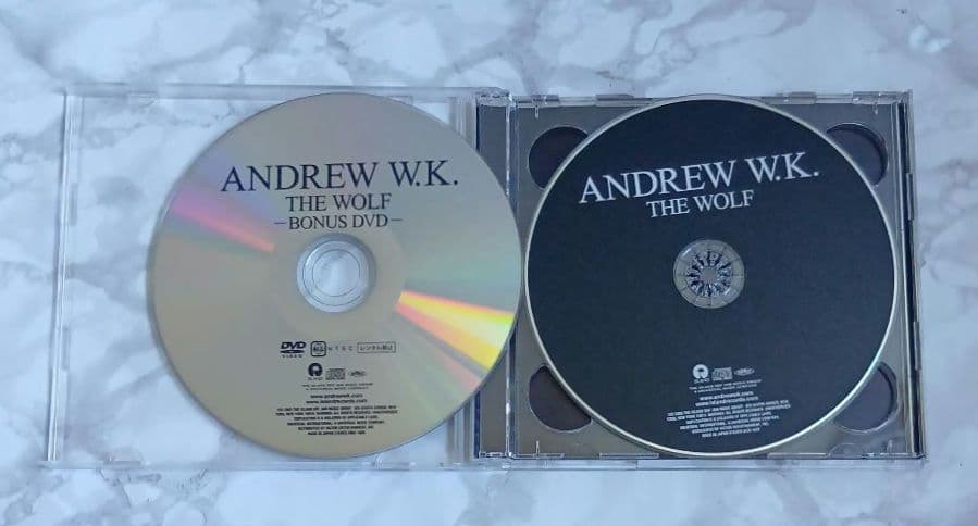 Andrew W.K. The Wolf Japan Press CD+DVD Limited Edition with OBI 2003