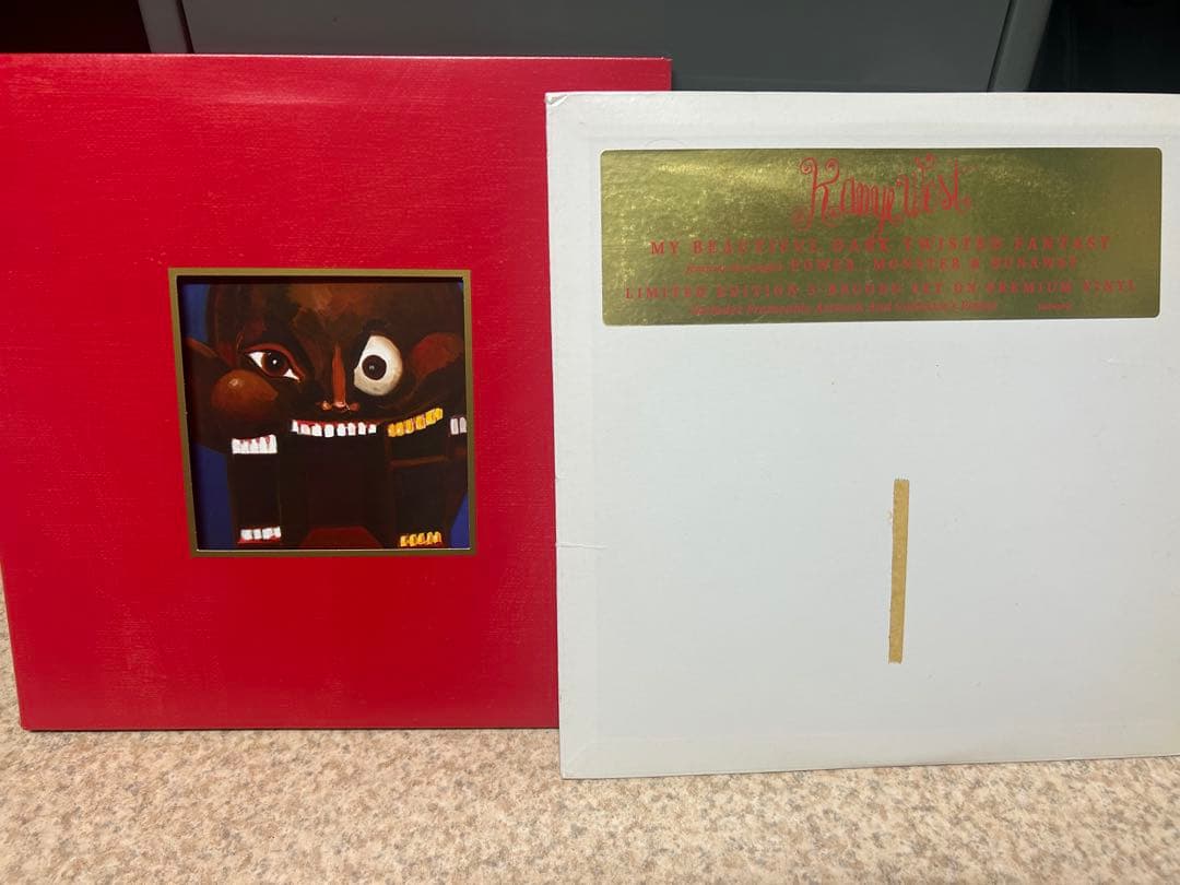 Kanye West My Beautiful Dark Twisted Fantasy 3LP Vinyl Record Set Japan Edition