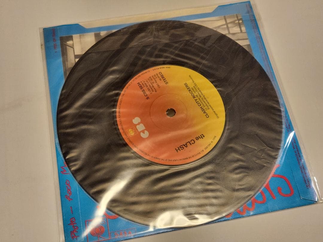 The Clash - Clash City Rockers 7" Vinyl Record Single UK Punk Rock Classic