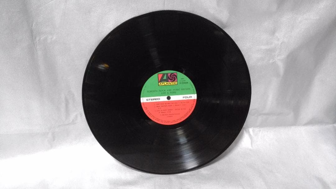 Roberta Flack & Peabo Bryson - Live & More Japan 2LP Original w/ Obi & Liner