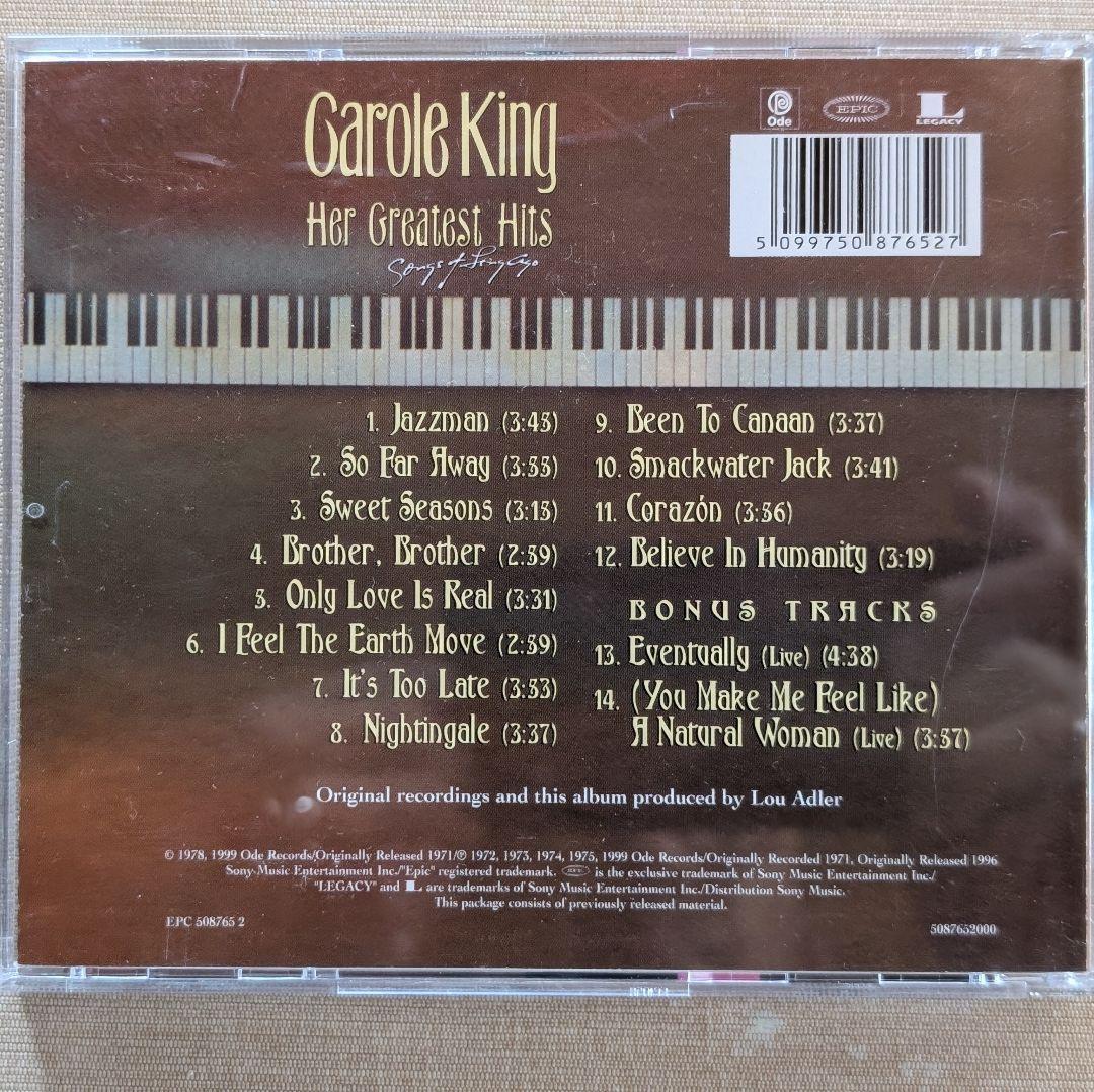 Carole King Her Greatest Hits Songs of Long Ago CD Japan Press with OBI