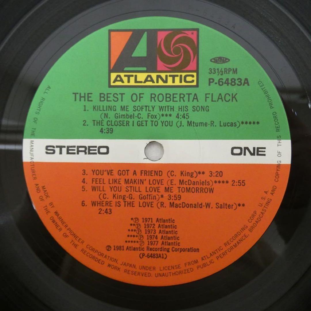 Roberta Flack - The Best Of Roberta Flack Vinyl LP Japan Pressing w/ Obi