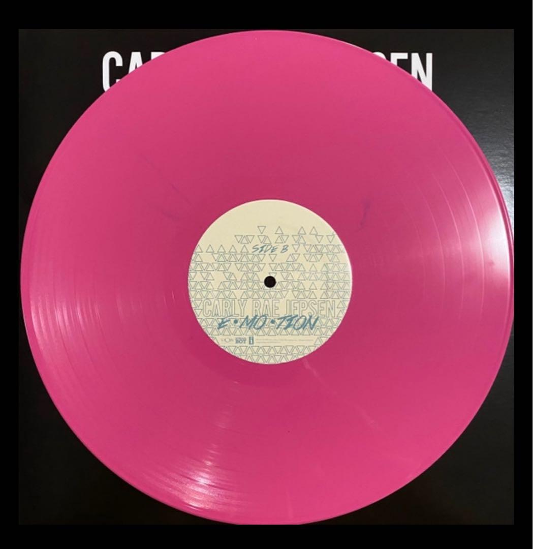 Carly Rae Jepsen - E•MO•TION Vinyl LP Pink Color Disc Rare Pop Import