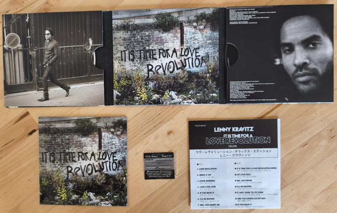 Lenny Kravitz It Is Time For A Love Revolution CD+DVD Japan Press with OBI 2008