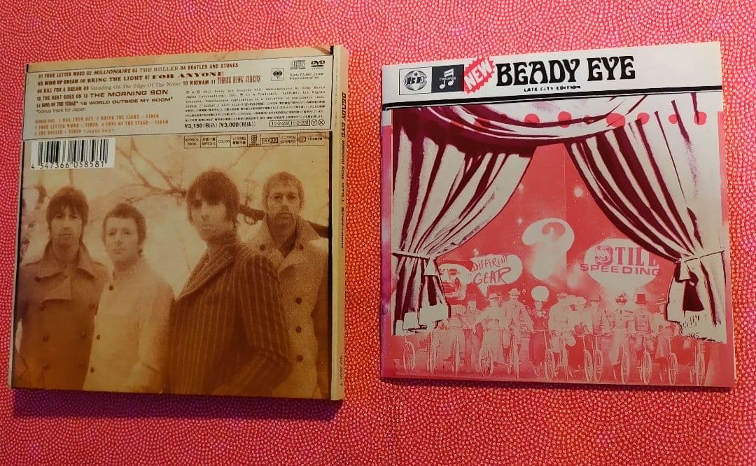 Beady Eye - Different Gear, Still Speeding CD+DVD Japan Edition with OBI 2011