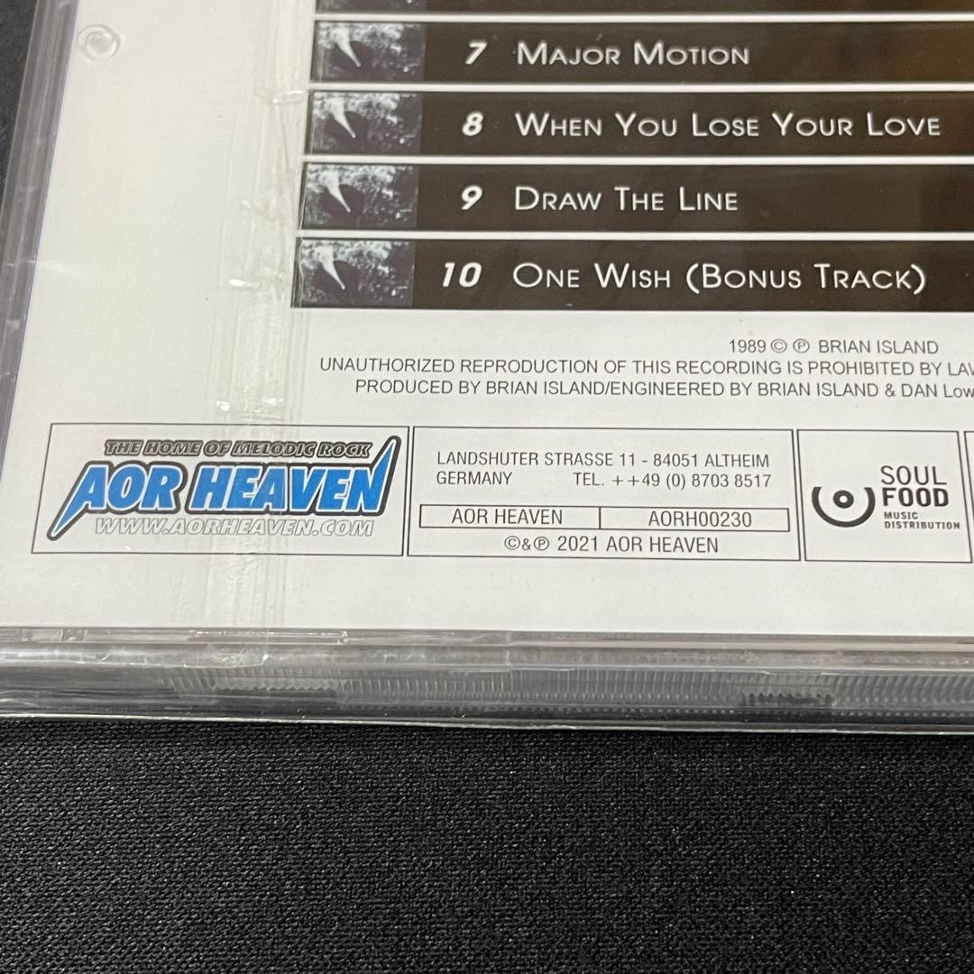 Brian Island - Self-Titled CD AOR Heaven 2021 Reissue Limited to 500 Copies