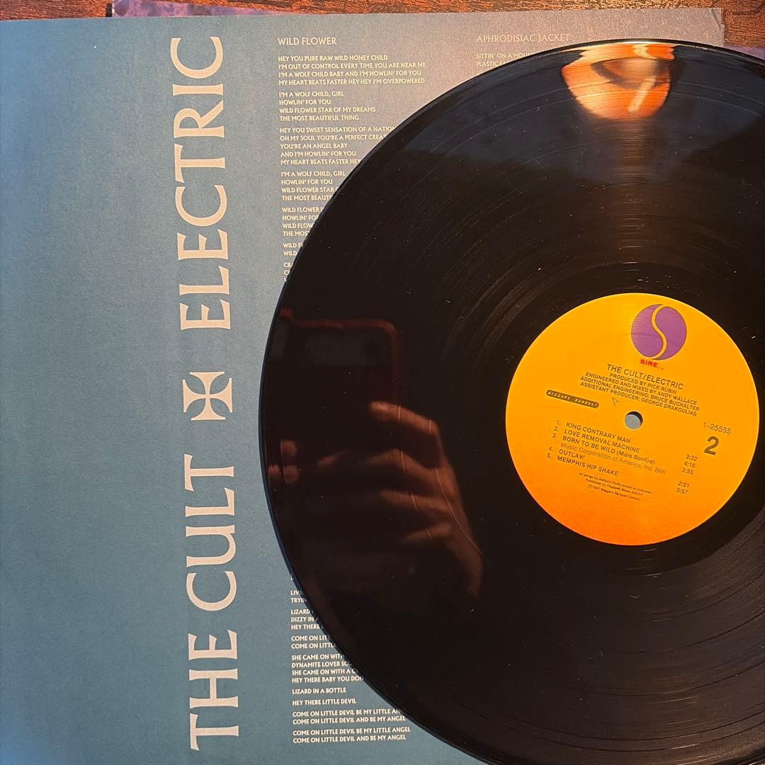 The Cult - Electric LP 1987 US Pressing Hard Rock Vinyl Record