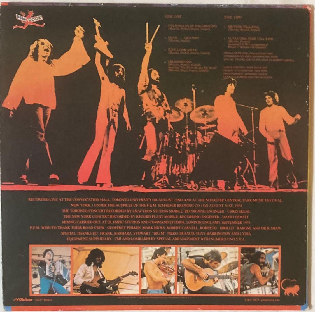 PFM - Cook Mini LP CD Japan Press Progressive Rock Live 1974