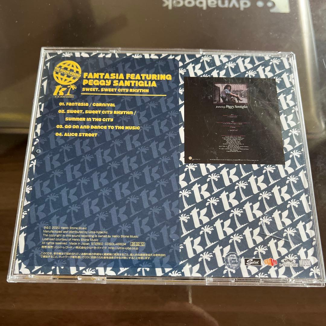 Fantasia Featuring Peggy Santiglia Sweet, Sweet City Rhythm Japan CD with OBI