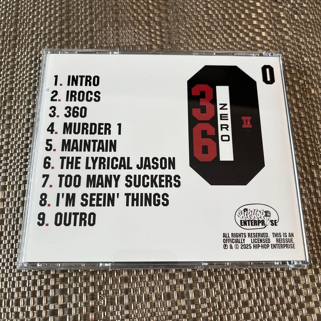 Entadacipha / 36Zero (Troubleneck Brothers) CD Official Reissue 2025 Hip-Hop