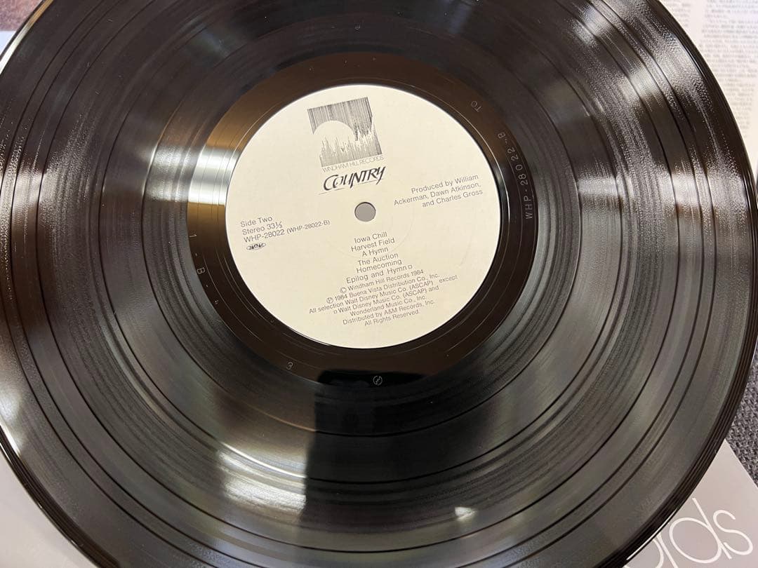 George Winston - Country Soundtrack LP Japan Original Windham Hill WHP-28022