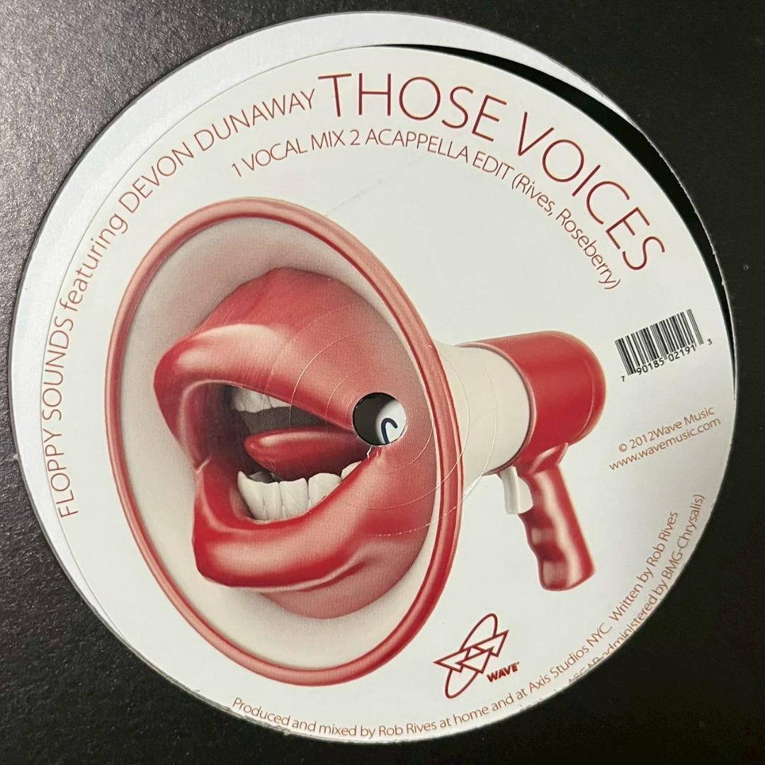 Floppy Sounds Featuring Devon Dunaway - Those Voices 12 inch Vinyl Record