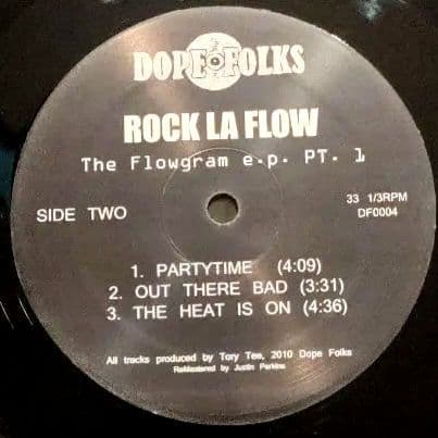 Rock La Flow - The Flowgram E.P. Pt. 1 Vinyl LP Dope Folks Underground Hip Hop