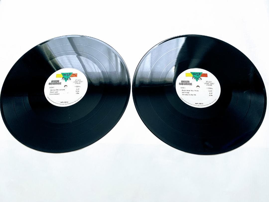 Main Source - Fuck What You Think 2LP Vinyl 1994 Wild Pitch Records Hip Hop