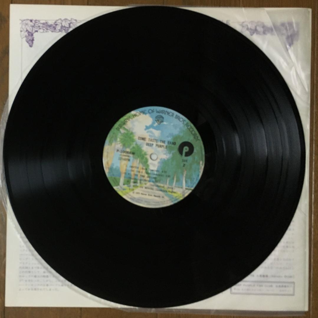 Deep Purple - Come Taste the Band LP 1975 Japan Warner Bros. P-10066W Vinyl