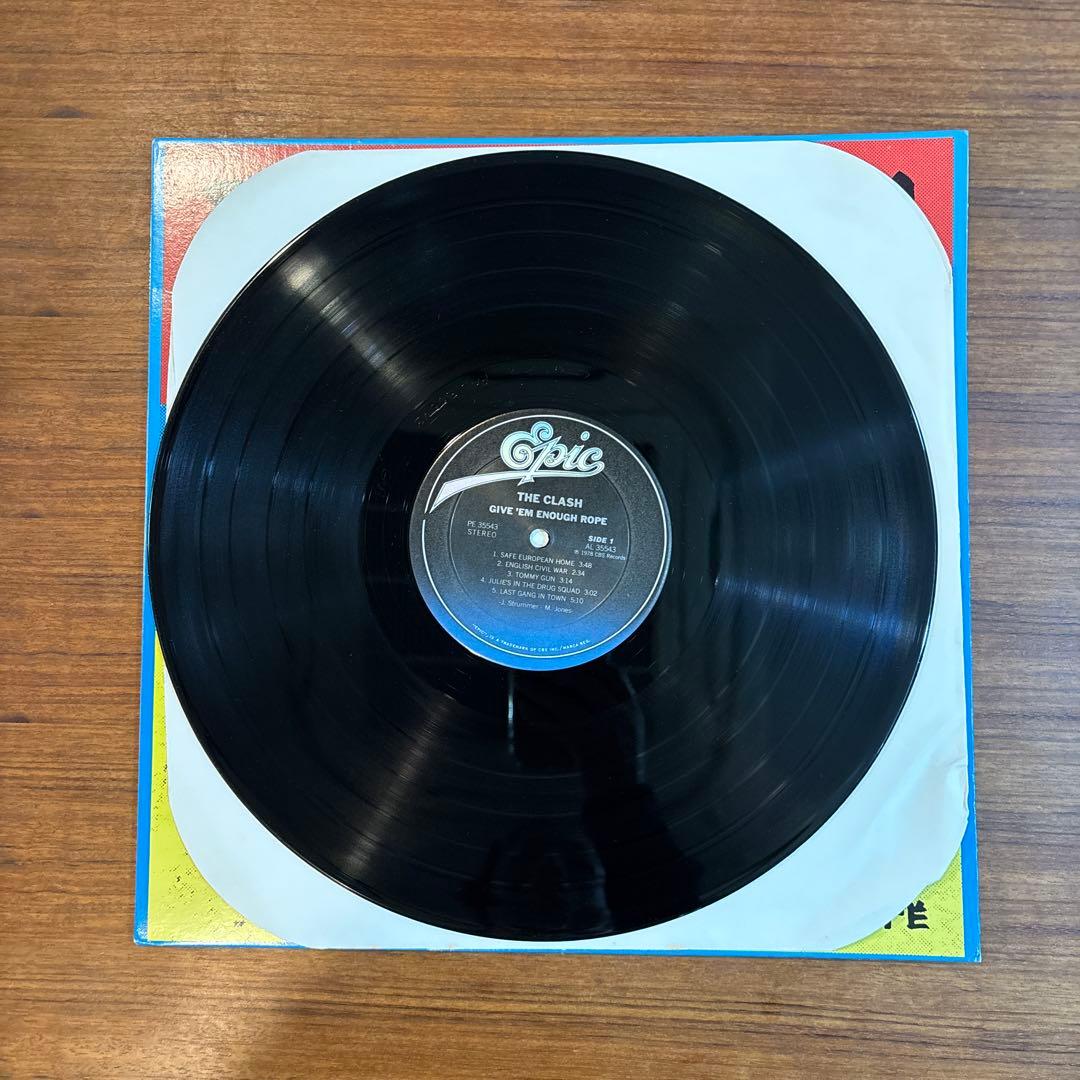 The Clash - Give 'Em Enough Rope LP Vinyl Record 1978 Punk Rock