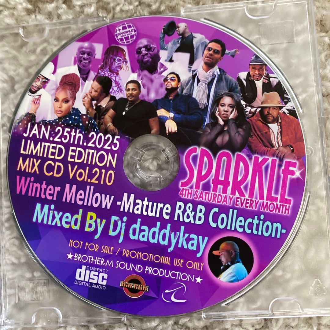 DJ daddykay - Sparkle Vol. 210 Winter Mellow Mature R&B Mix CD 2025 Japan Promo