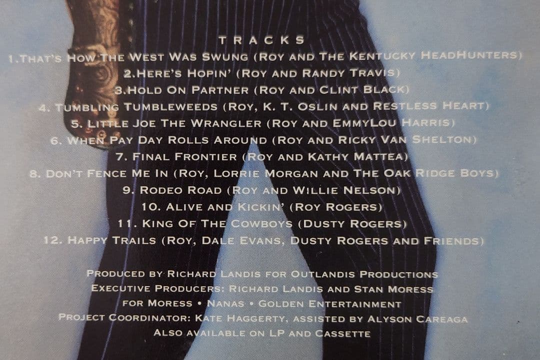 Roy Rogers Tribute CD Mini LP Style Japan Press 1991 Country Music Compilation